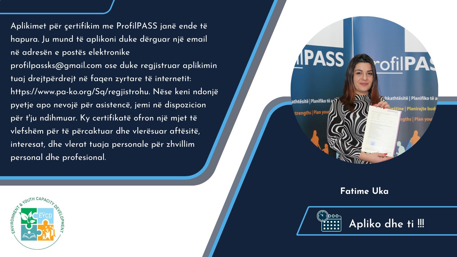 Fatimja dhe Alberina çertifikiojnë aftësitë përmes ProfilPASS