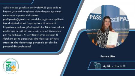 Fatimja dhe Alberina çertifikiojnë aftësitë përmes ProfilPASS